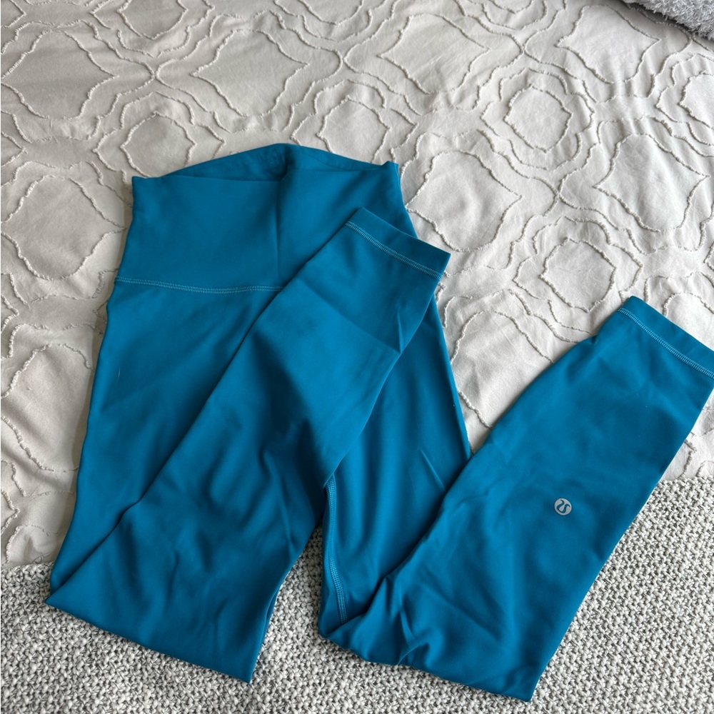 Hawaiian Blue Contour Fit Wunder Train Leggings 25” (4)